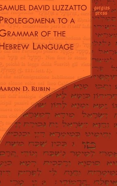 Produktbild: Samuel David Luzzatto, Prolegomena to a Grammar of the Hebrew Language