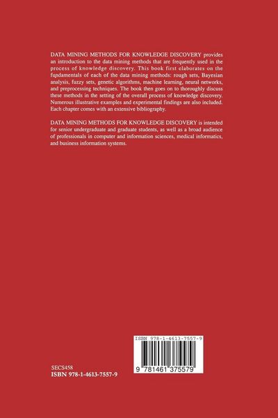Produktbild: Data Mining Methods for Knowledge Discovery