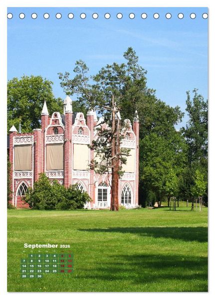 Produktbild: W&ouml;rlitzer Park und Luisium - Eine romantische Reise (Tischkalender 2026 DIN A5 hoch), CALVENDO Monatskalender