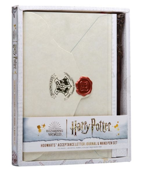 Produktbild: Harry Potter: Hogwarts Acceptance Letter Journal and Wand Pen Set