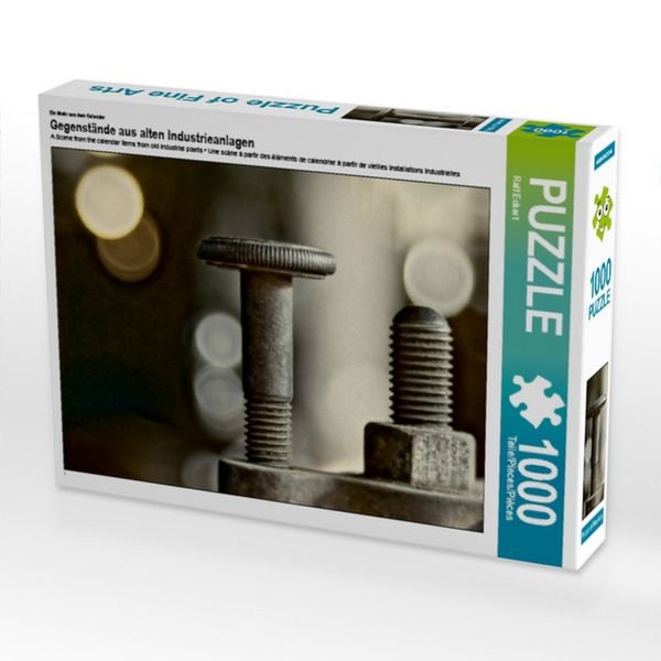 Produktbild: CALVENDO Puzzle Ein Motiv aus dem Kalender Gegenst&auml;nde aus alten Industrieanlagen | 1000 Teile Lege-Gr&ouml;&szlig;e 64 &times; 48 cm Foto-Puzzle f&uuml;r gl&uuml;ckliche Stunden