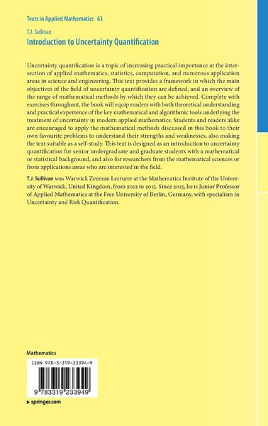 Produktbild: Introduction to Uncertainty Quantification