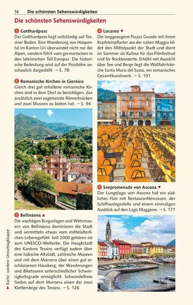 Produktbild: TRESCHER Reisef&uuml;hrer Tessin