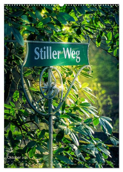 Produktbild: Die stillen Momente im Ohlsdorfer Friedhof (hochwertiger Premium Wandkalender 2026 DIN A2 hoch), Kunstdruck in Hochglanz