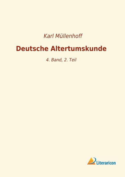 Produktbild: Deutsche Altertumskunde