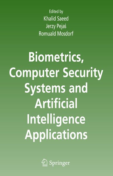 Produktbild: Biometrics, Computer Security Systems and Artificial Intelligence Applications