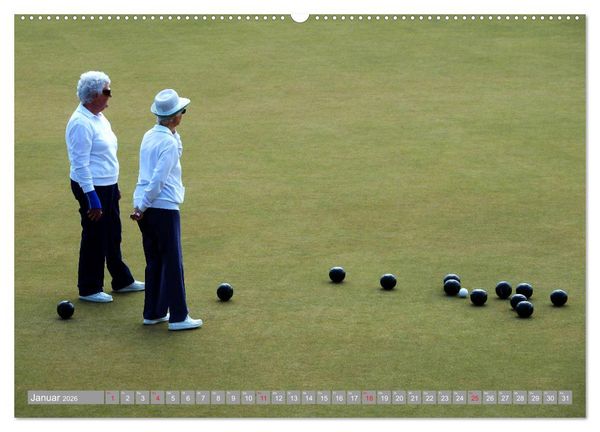 Produktbild: Boule. Konzentration - Sport - Entspannung (Wandkalender 2026 DIN A2 quer), CALVENDO Monatskalender