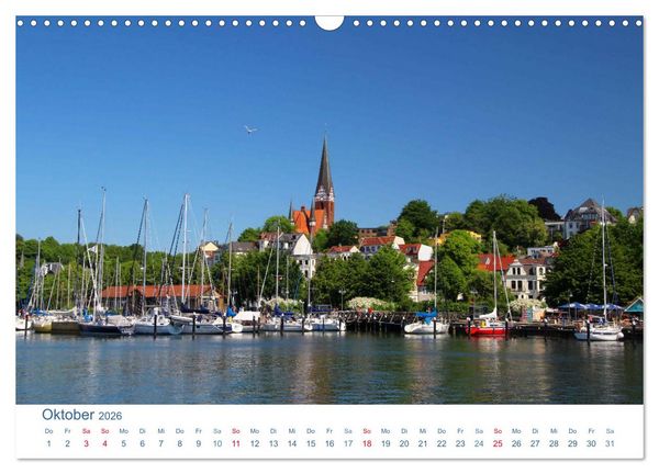 Produktbild: Flensburg 2026. Impressionen rund um den Hafen (Wandkalender 2026 DIN A3 quer), CALVENDO Monatskalender
