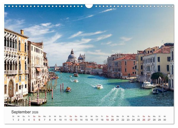 Produktbild: Italien - einzigartige Motive (Wandkalender 2026 DIN A3 quer), CALVENDO Monatskalender