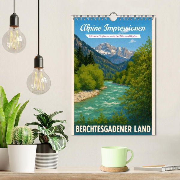Produktbild: Alpine Impressionen Berchtesgadener Land (Wandkalender 2027 DIN A4 hoch), CALVENDO Monatskalender