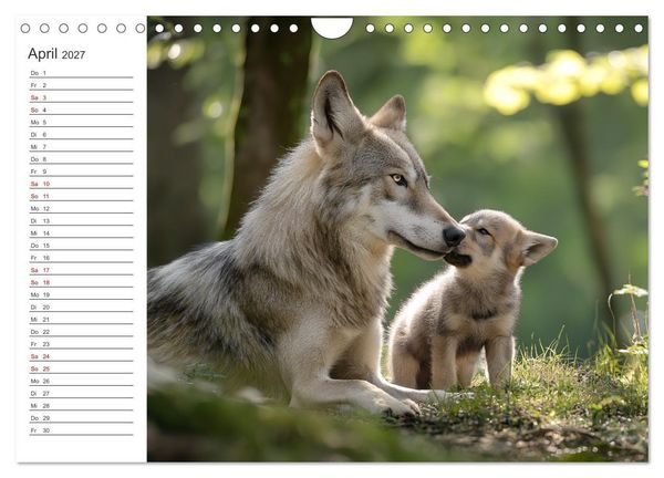 Produktbild: Die Seele der Wildnis (Wandkalender 2027 DIN A4 quer), CALVENDO Monatskalender