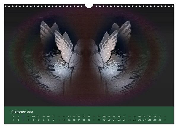 Produktbild: AUF ENGELSFL&Uuml;GELN (Wandkalender 2026 DIN A3 quer), CALVENDO Monatskalender