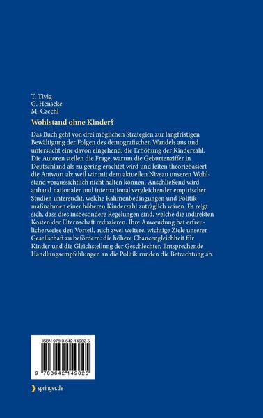 Produktbild: Wohlstand ohne Kinder?