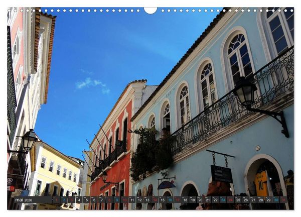 Produktbild: Salvador de Bahia &ndash; Br&eacute;sil (Calendrier mural 2026 DIN A3 vertical), CALVENDO calendrier mensuel