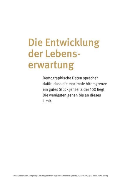 Produktbild: Longevity-Coaching erlernen und gezielt anwenden