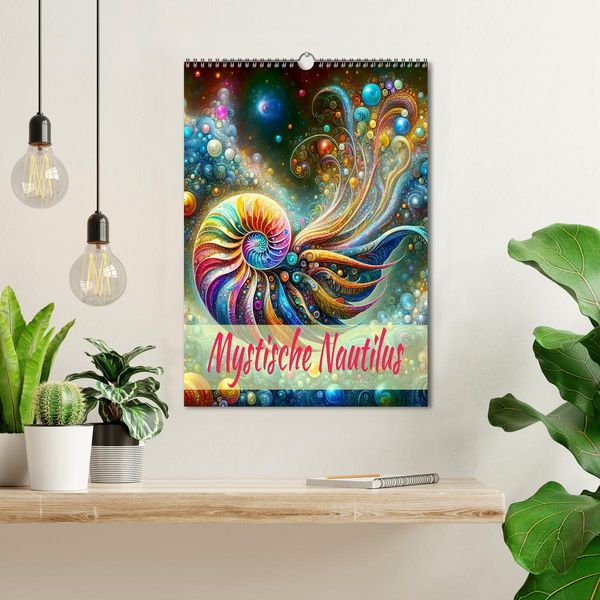 Produktbild: Mystische Nautilus (Wandkalender 2026 DIN A3 hoch), CALVENDO Monatskalender