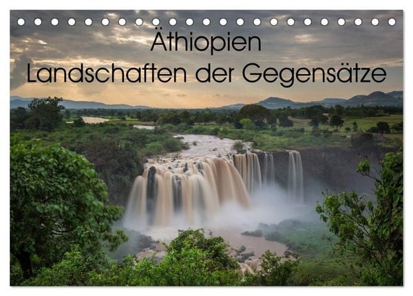 Produktbild: &Auml;thiopien Landschaften der Gegens&auml;tze (Tischkalender 2026 DIN A5 quer), CALVENDO Monatskalender