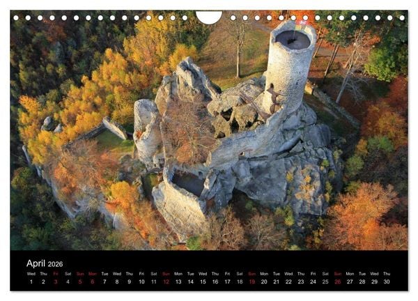 Produktbild: Monuments of Czech Republic 2026 (Wall Calendar 2026 DIN A4 landscape), CALVENDO 12 Month Wall Calendar