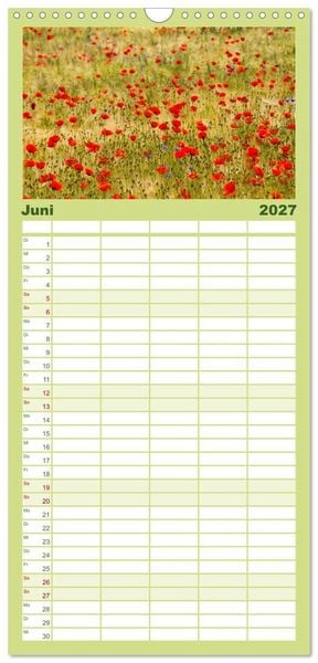 Produktbild: Familienplaner 2027 - Die Insel Usedom in Bildern mit 5 Spalten (Wandkalender, 21 x 45 cm) CALVENDO
