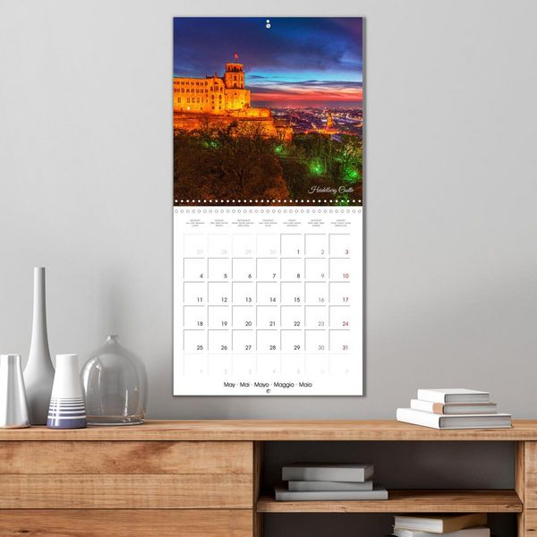 Produktbild: The colorful city of Heidelberg (Wall Calendar 2026 12 &times; 12 Inch) CALVENDO 12 Month Wall Calendar
