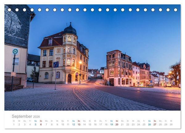 Produktbild: Sonneberg - Spielzeugstadt im Th&uuml;ringer Wald (Tischkalender 2026 DIN A5 quer), CALVENDO Monatskalender