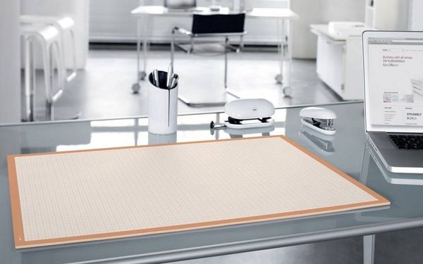 Produktbild: SIGEL Schreibunterlage, orange millimeterkariert mit Zierrand orange