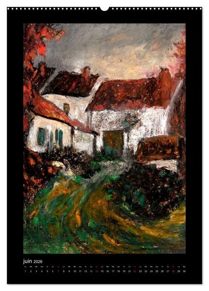 Produktbild: Les Paysages de Topaze (Calendrier mural 2026 DIN A2 horizontal) calendrier de bureau