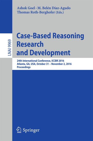 Produktbild: Case-Based Reasoning Research and Development