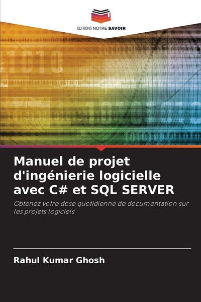 Produktbild: Manuel de projet d'ing&eacute;nierie logicielle avec C# et SQL SERVER