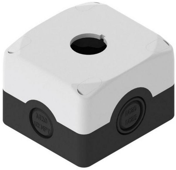 Produktbild: Pizzato Elettrica ES 31000 ES 31000 Leergeh&auml;use 1 Einbaustelle (L x B x H) 72 x 80 x 56 mm Schwarz, Grau 1 St.