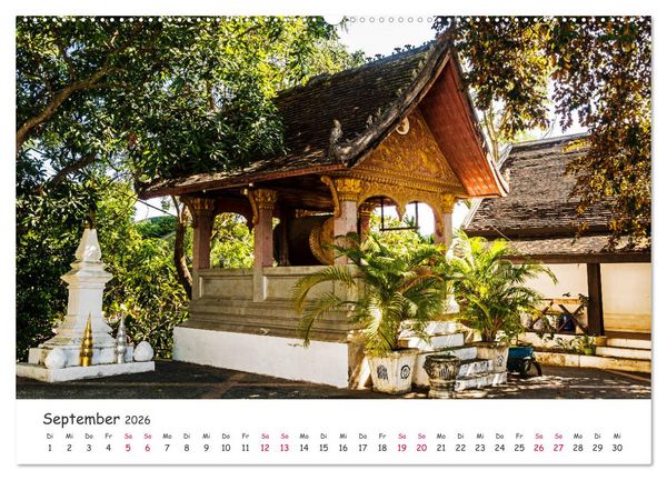 Produktbild: Laos - Im Herzen Indochinas (Wandkalender 2026 DIN A2 quer), CALVENDO Monatskalender