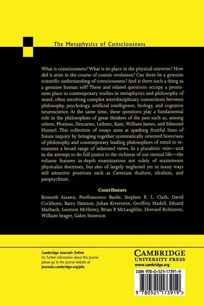 Produktbild: The Metaphysics of Consciousness