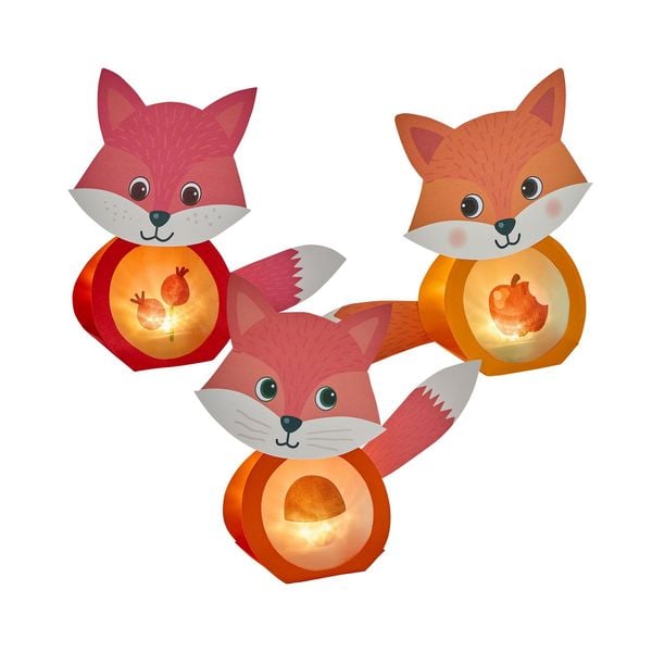 Produktbild: Bastelset - Erstes Kleben Minilichter Fuchs