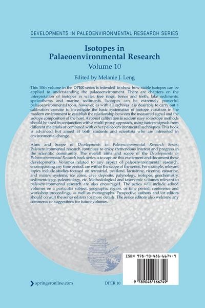 Produktbild: Isotopes in Palaeoenvironmental Research