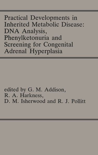 Produktbild: Practical Developments in Inherited Metabolic Disease: DNA Analysis, Phenylketonuria and Screening for Congenital Adrenal Hyperplasia