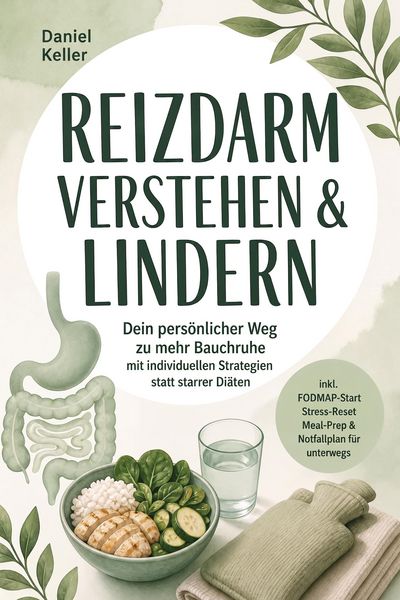 Produktbild: Reizdarm verstehen & lindern: Dein pers&ouml;nlicher Weg zu mehr Bauchruhe - mit individuellen Strategien statt starrer Di&auml;ten - inkl. FODMAP-Start, Stress