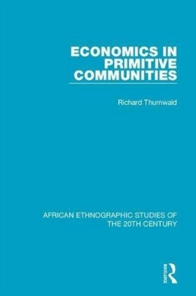 Produktbild: Economics in Primitive Communities