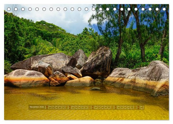 Produktbild: Seychellen - Inselparadiese Mah&eacute; La Digue Praslin (Tischkalender 2026 DIN A5 quer), CALVENDO Monatskalender