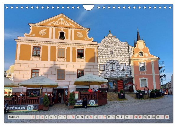 Produktbild: Bezauberndes Telc in Tschechien (Wandkalender 2026 DIN A4 quer), CALVENDO Monatskalender