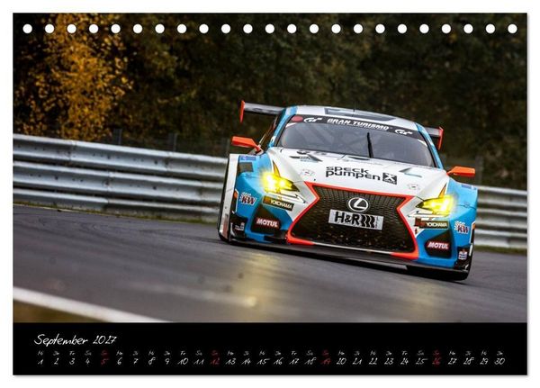 Produktbild: EMOTIONS ON THE GRID - VLN Langstreckenmeisterschaft N&uuml;rburgring (Tischkalender 2027 DIN A5 quer), CALVENDO Monatskalender