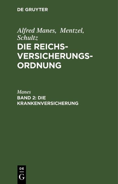 Produktbild: Die Krankenversicherung
