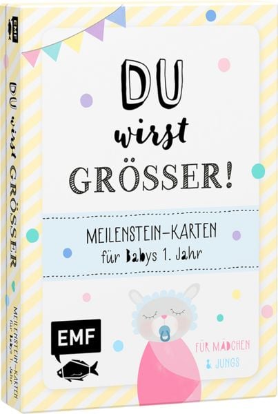 Produktbild: Du wirst gr&ouml;&szlig;er! Meilenstein-Karten f&uuml;r Babys 1. Jahr
