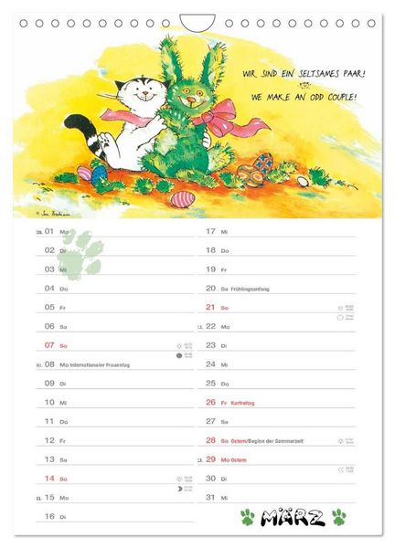 Produktbild: Kater Jacob: kleine Katzenweisheiten (Wandkalender 2027 DIN A4 hoch), CALVENDO Monatskalender