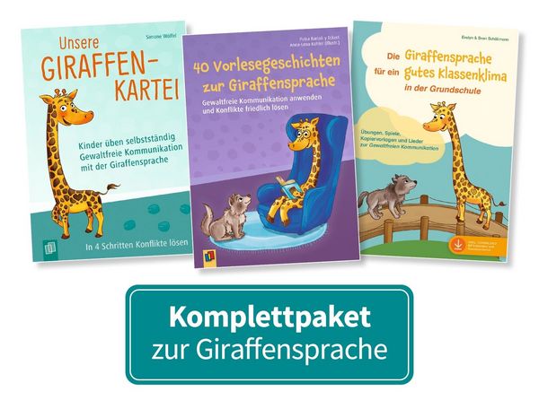 Produktbild: Komplettpaket: Gewaltfreie Kommunikation mit der Giraffensprache in der Grundschule