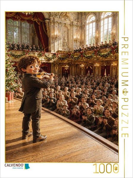CALVENDO Puzzle Weihnachtskonzert | 1000 Teile Lege-Größe 64 × 48 cm Foto-Puzzle für glückliche Stunden