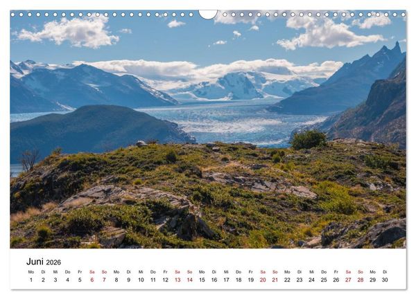 Produktbild: Patagonien, Torres del Paine Nationalpark: Am Rand der Welt (Wandkalender 2026 DIN A3 quer), CALVENDO Monatskalender