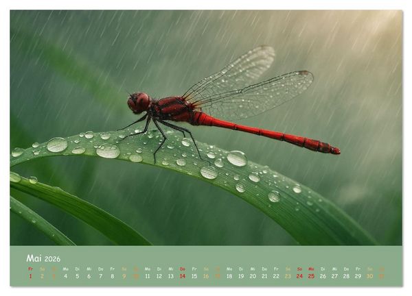 Produktbild: In feuchter Mission - Mistwetter Geschichten (Wandkalender 2026 DIN A4 quer), CALVENDO Monatskalender
