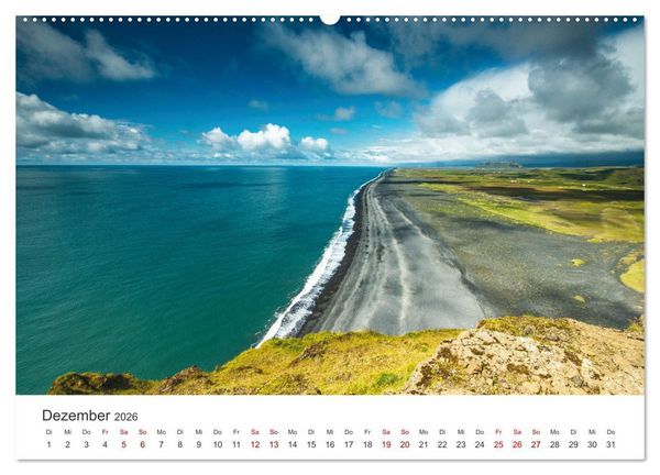 Produktbild: Sommer in Island (Wandkalender 2026 DIN A2 quer), CALVENDO Monatskalender