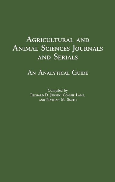 Produktbild: Agricultural and Animal Sciences Journals and Serials