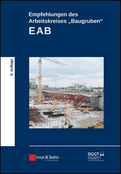 Produktbild: Empfehlungen des Arbeitskreises "Baugruben" (EAB)